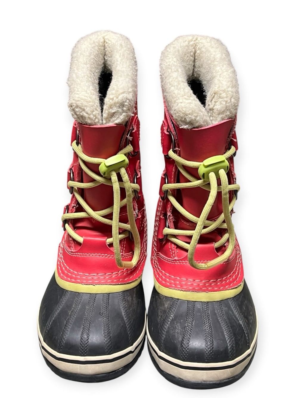Sorel girls Yoot pac pink green black waterproof winter snow boots - Picture 3 of 11